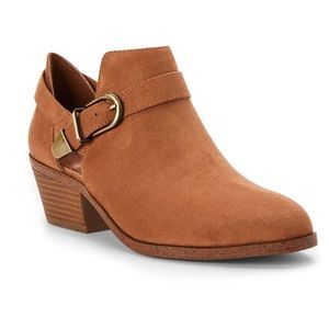 Women’s Open Side Block Heel Bootie